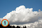 Haufen-, Quellwolken (Cumulus); U. Kozina