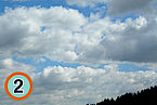 Haufenschichtwolken (Stratocumulus); U. Kozina